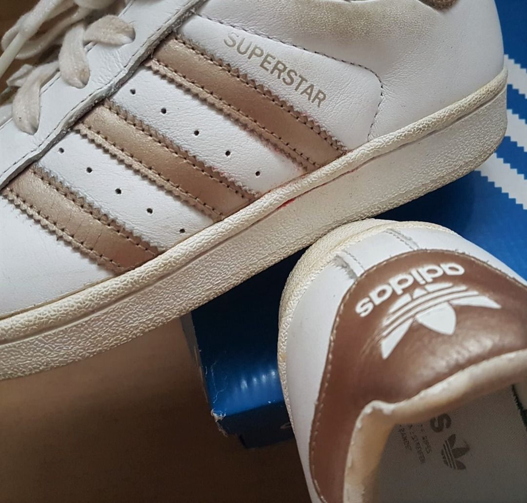Adidas superstar black and white shell toe trainers - Vinted