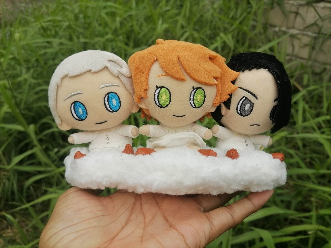  PPONE The Promised Neverland Plush,Anime Emma Pillow Ray  Plushies Norman Cushion Cute Doll The Promised Neverland Plush,Anime Norman  Pillow Ray Plushies Cushion Cute Doll (ray) : Toys & Games