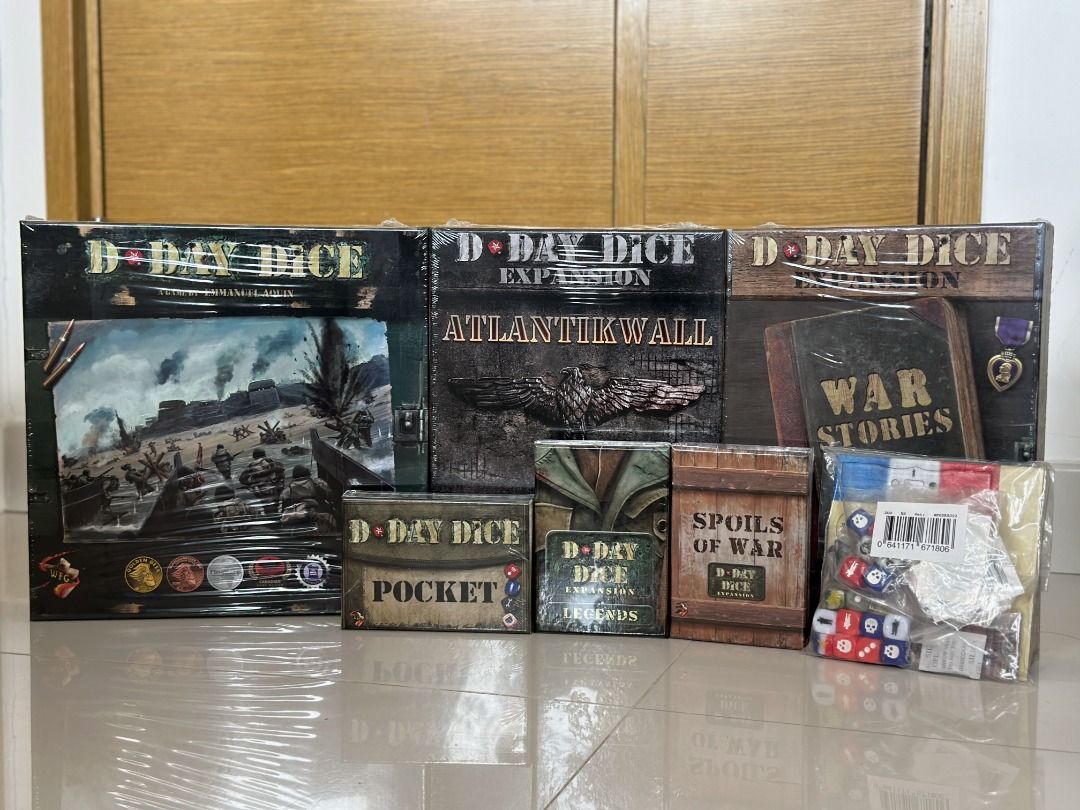 D-Day Dice: 2nd Edition (KS Sergeant Pledge), 興趣及遊戲, 玩具