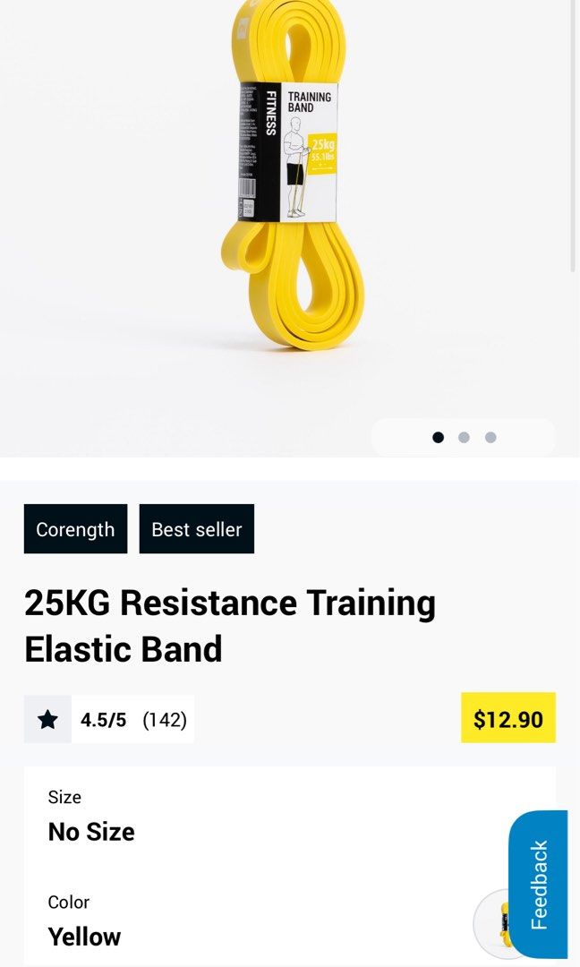 Decathlon training 2025 band 25 kg