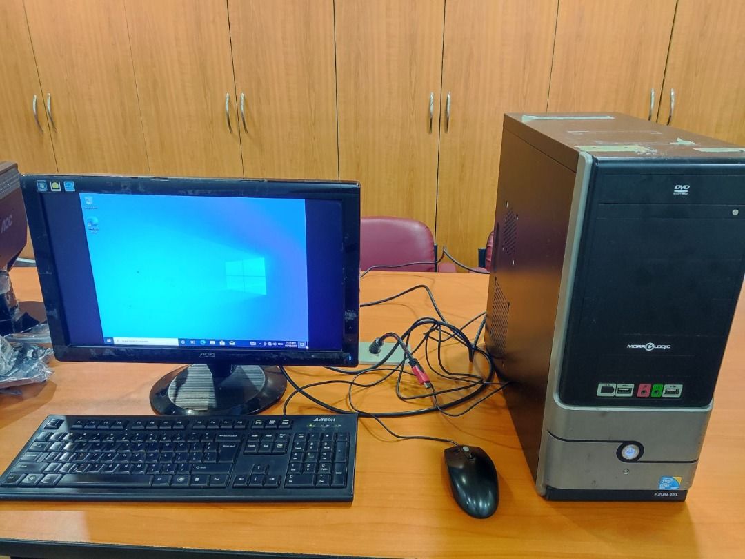 Desktop Complete Computer Set with installed 500GB Hard Drive on Carousell