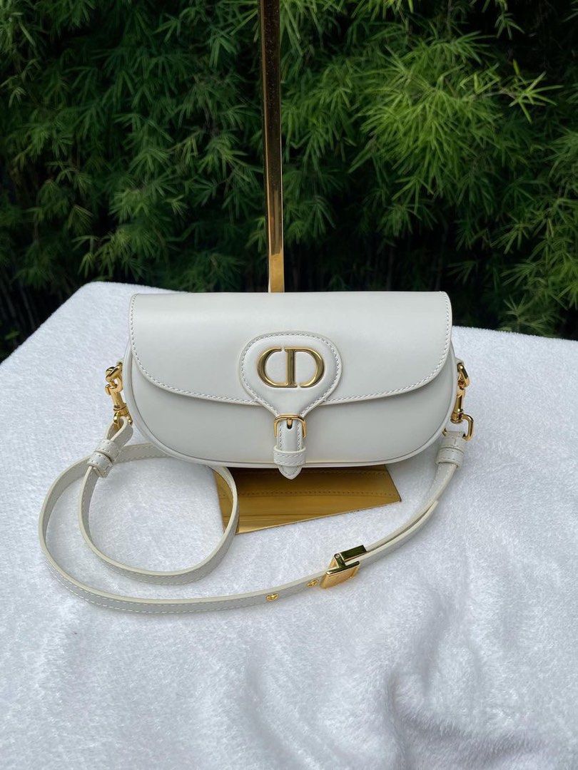 Dior Bobby East-West Pouch with Chain Latte Smooth Calfskin