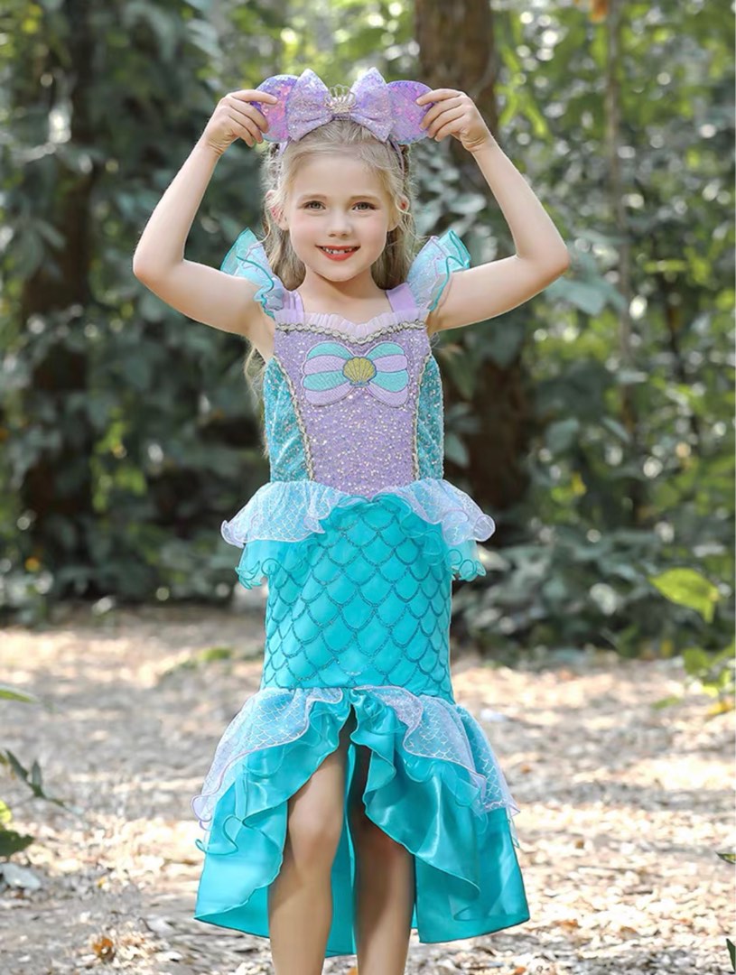 Disney Princess Ariel Mermaid Dress Babies Kids Babies Kids