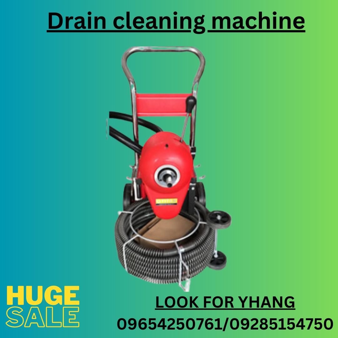Drain cleaning machine on Carousell