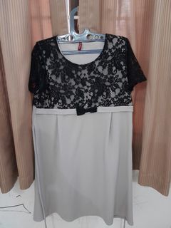 Dress hamil grey black