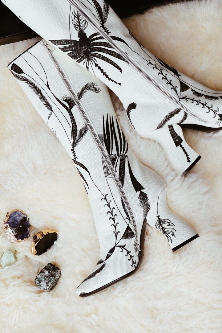 dries van noten knee high boots