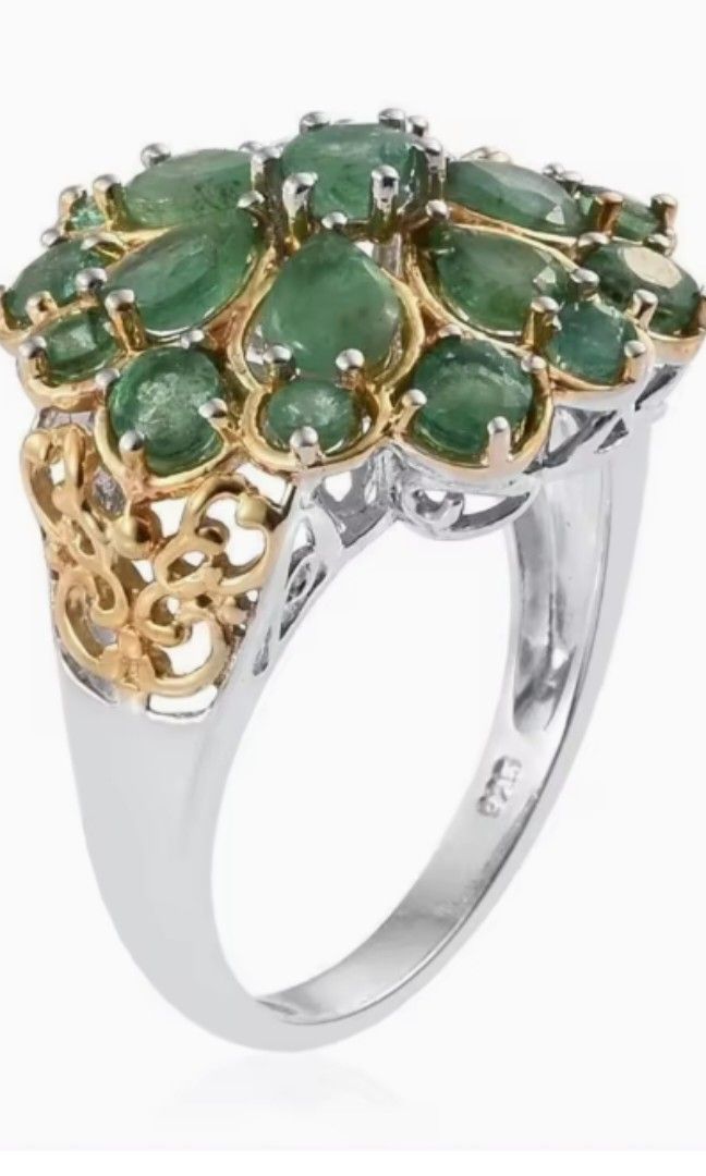 Emerald online costume ring