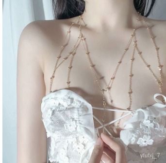 European and American Body Chains Chest Necklace Full Body Sexy