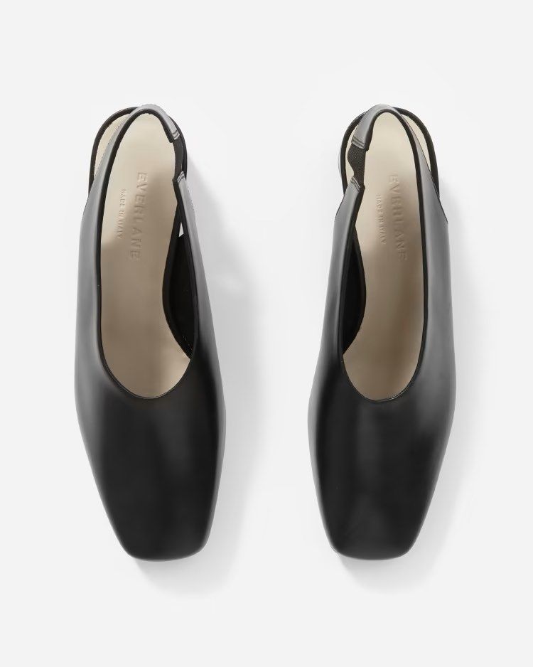 Everlane square toe slingback review discount