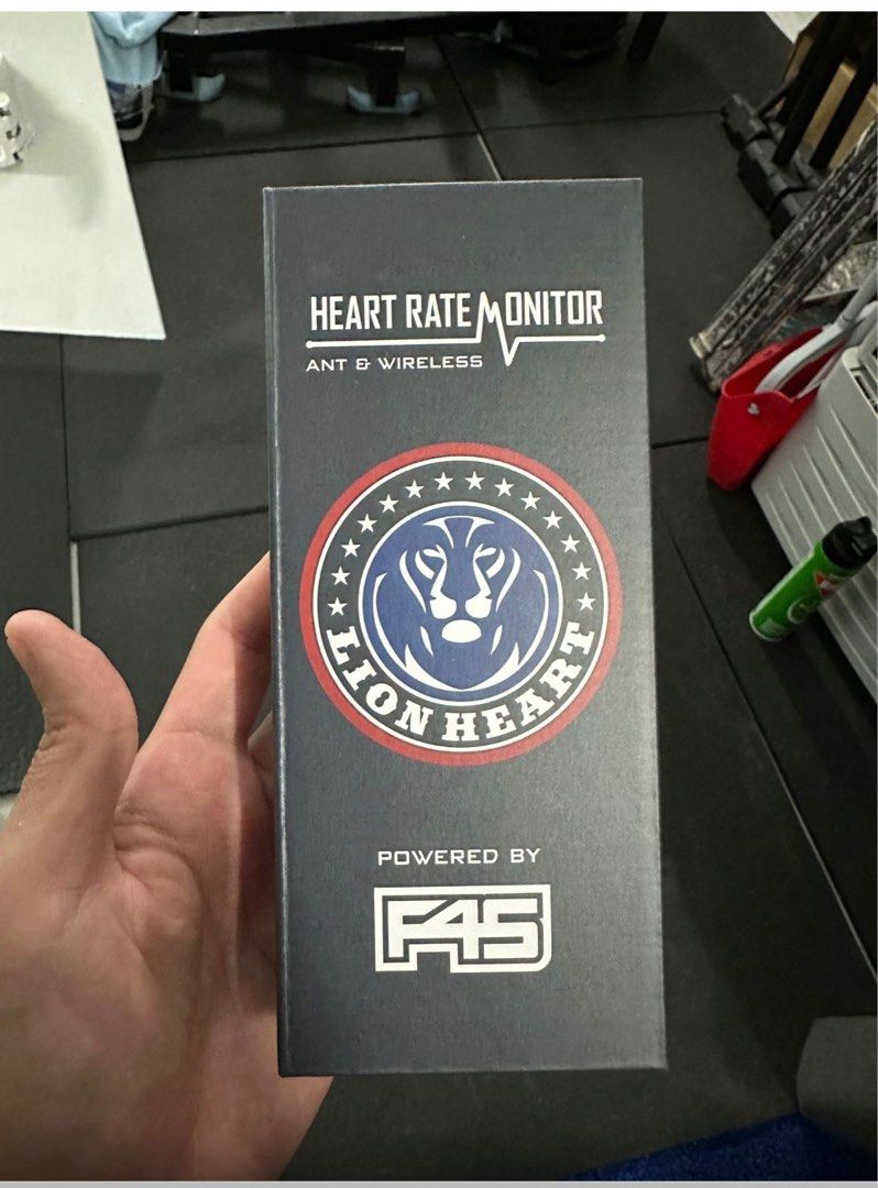 F45 Lionheart Heartrate monitor, Sports Equipment, Other Sports