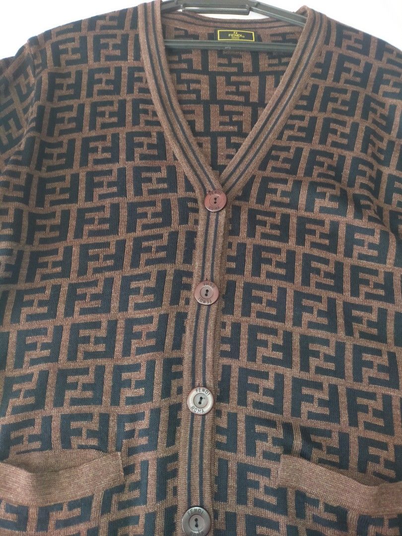 Fendi zucca cardigan