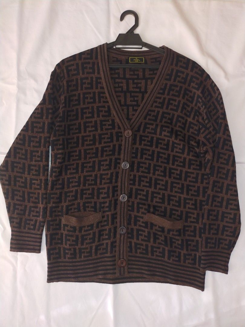 Fendi Zucca Cardigan