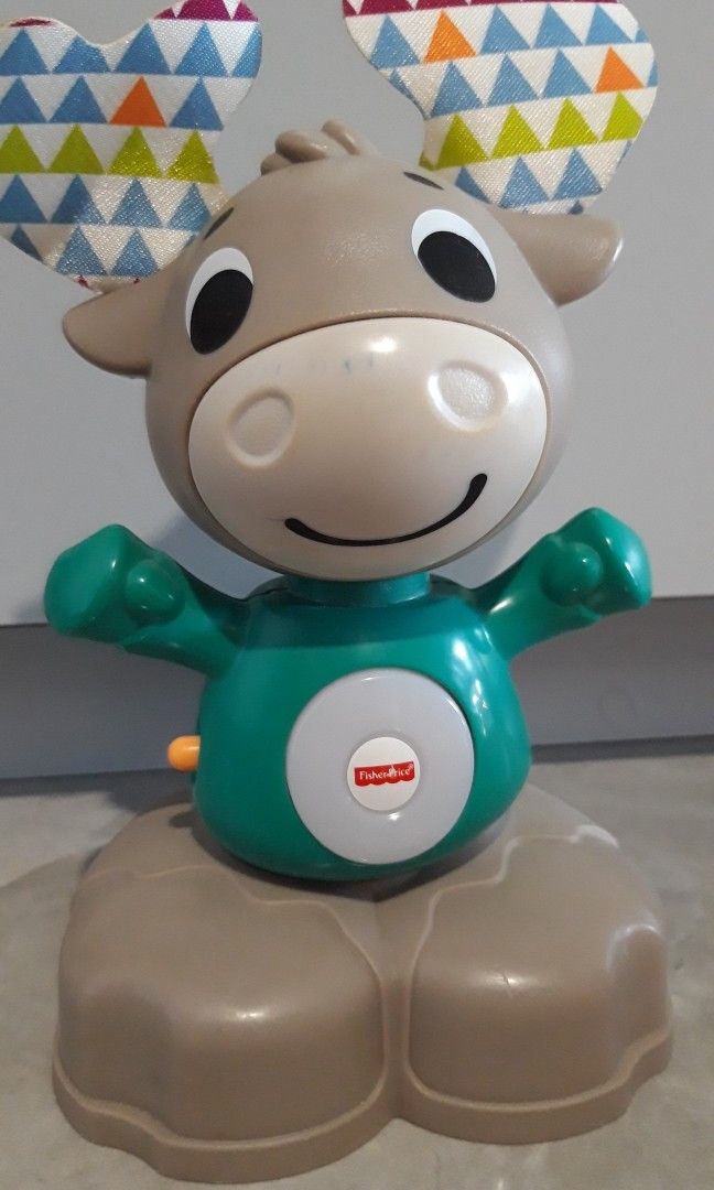 Fisher Price Musical Moose, Babies & Kids, Infant Playtime on Carousell