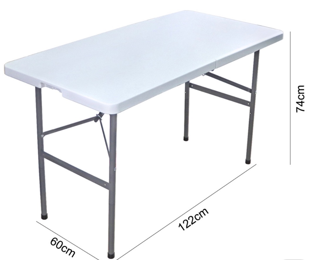 FOLDING TABLE ( white ) NEW, Furniture & Home Living, Home Fragrance