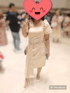 FOR RENT ONLY! Modern Venus-cut Filipiniana Dress