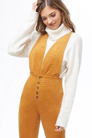 Forever 21 shop corduroy overalls