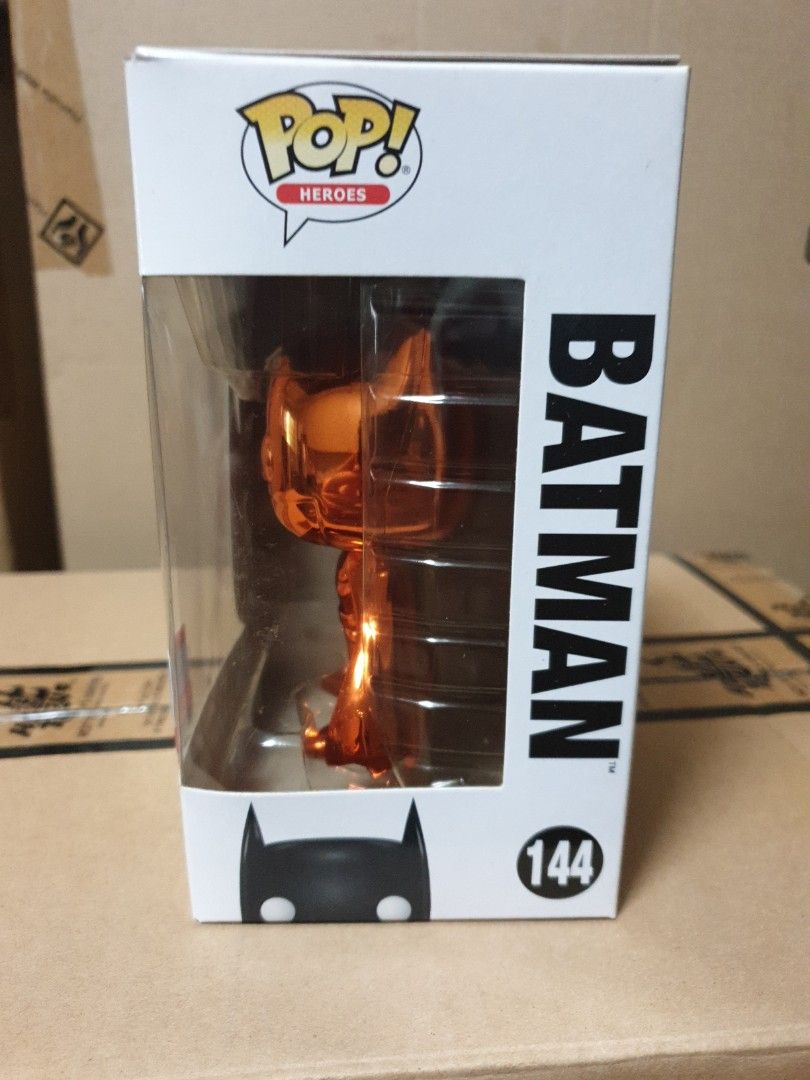 Orange chrome batman funko pop store