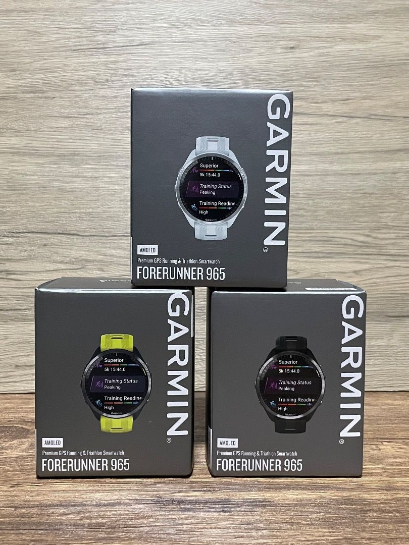 Garmin Forerunner 965 Smart Watch／三色都有現貨, 手提電話, 智能