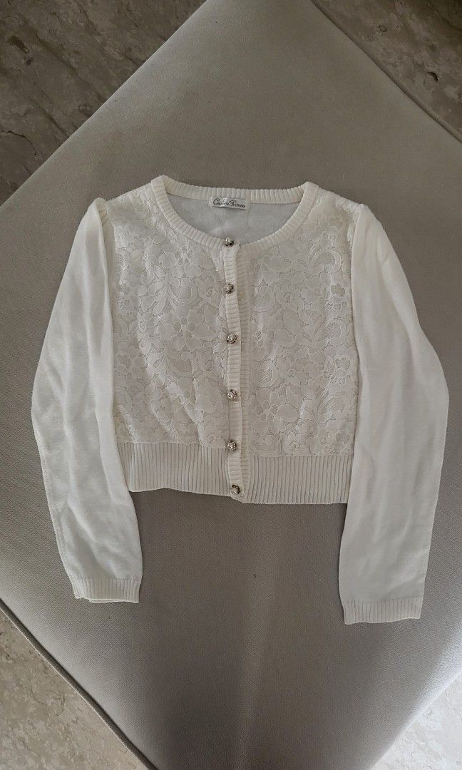 White dressy cardigan clearance