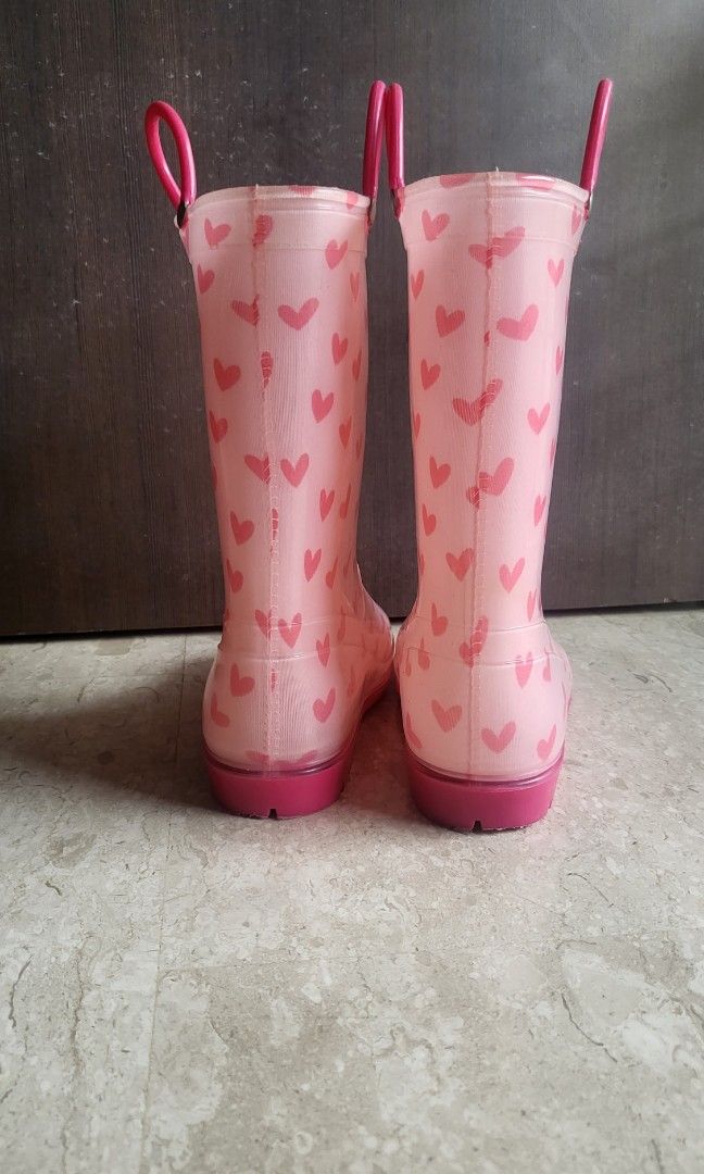 Cheap pink new arrivals rain boots