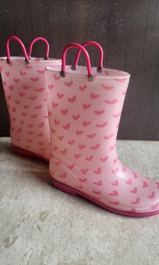 Cheap pink clearance rain boots