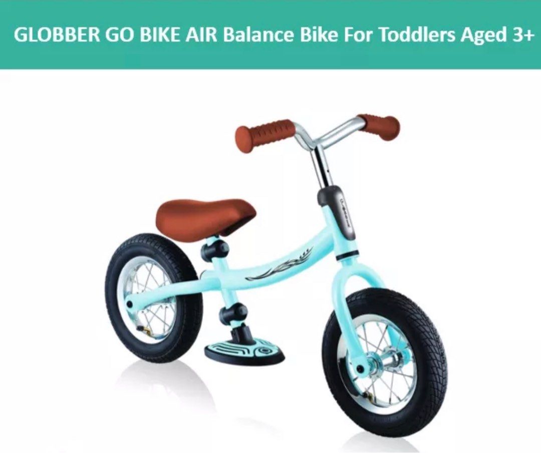 Globber Go Bike Air Balance Bike (Pastel Blue), Babies & Kids, Infant Playtime on Carousell