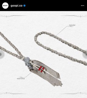 GOOPiMADE KPT-3 ARCHAIC WOVEN NECKLACE goopi wtaps nbhd dcdt wind