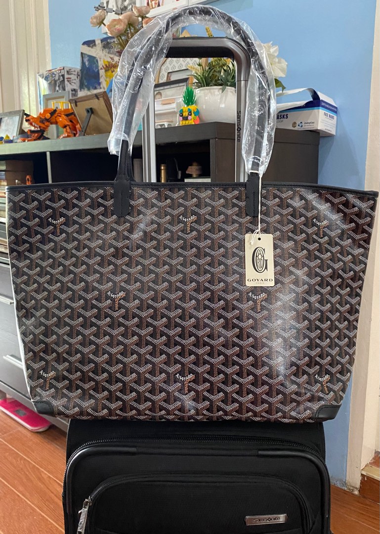 GOYARD ARTOIS PM Gris Tote Bag Grey Authentic Guaranteed