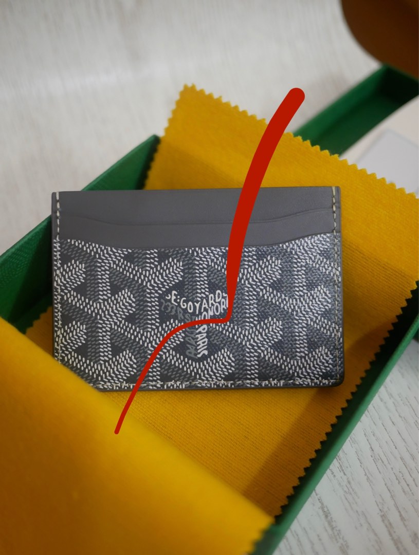 Goyard 2026 Saint-Sulpice Card Wallet Canvas Cowhide