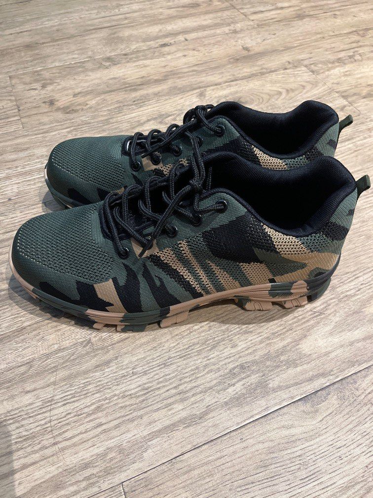Camo safety shoes shop