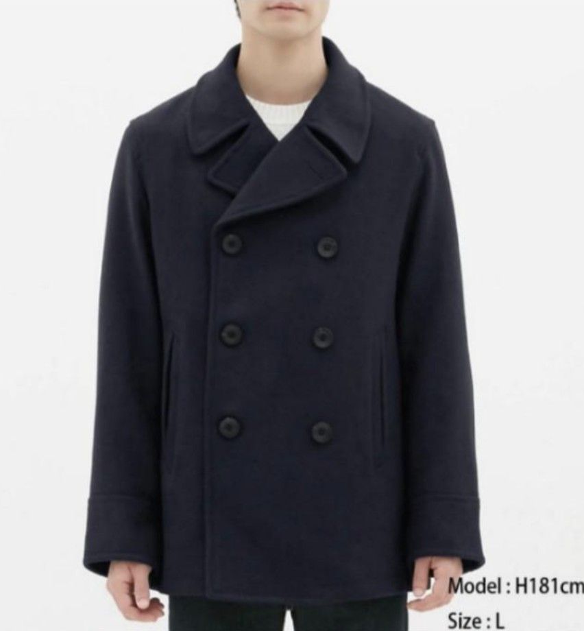 Uniqlo mens store pea coat