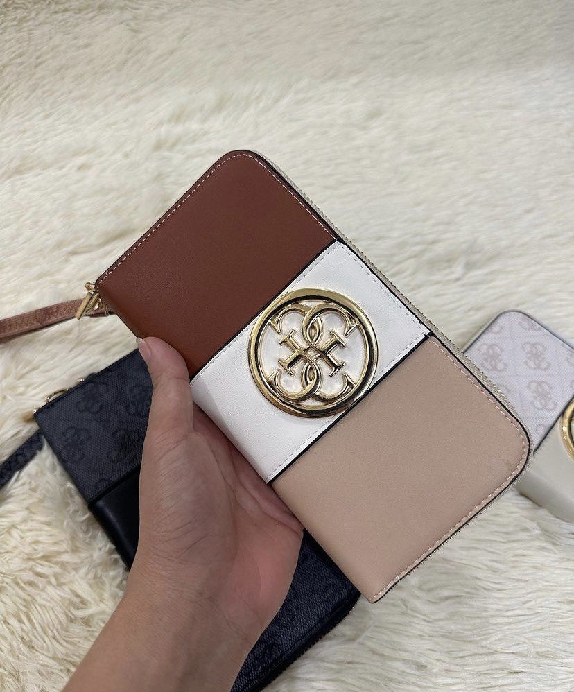 Guess Long Wallet Women s Fashion Bags Wallets Wallets Card holders on Carousell