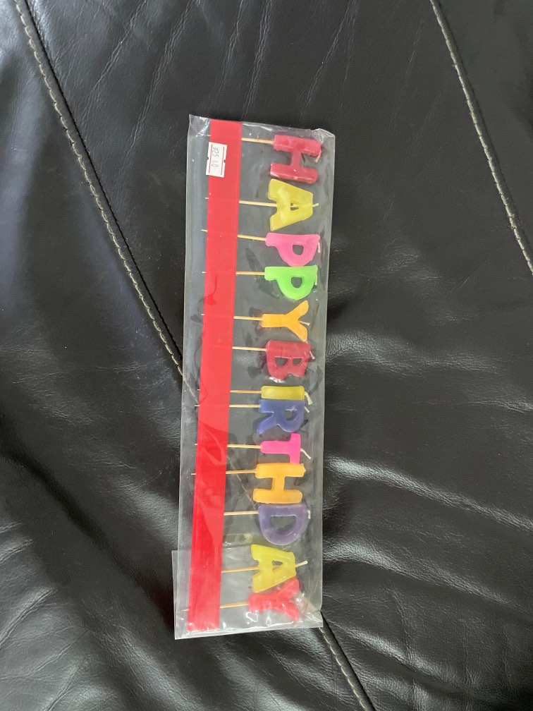 Happy Birthday candles, Everything Else on Carousell