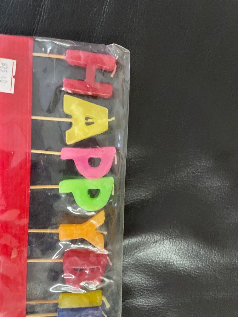 Happy Birthday candles, Everything Else on Carousell