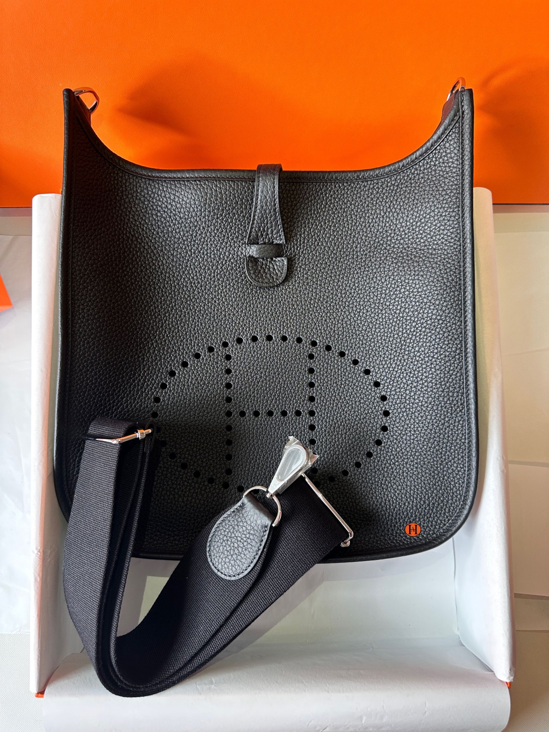 Hermes evelyne 29 black store