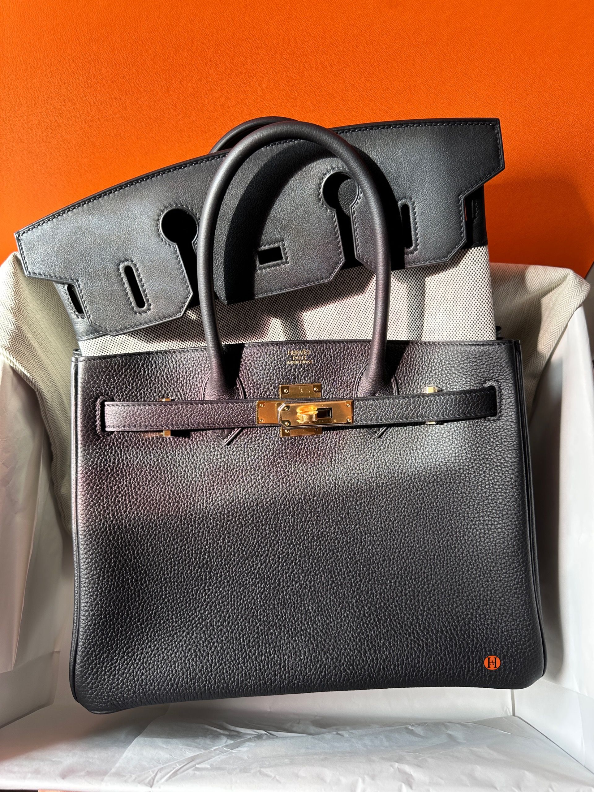 Hermès Birkin 30 3 en 1 black ghw Togo Ustamp