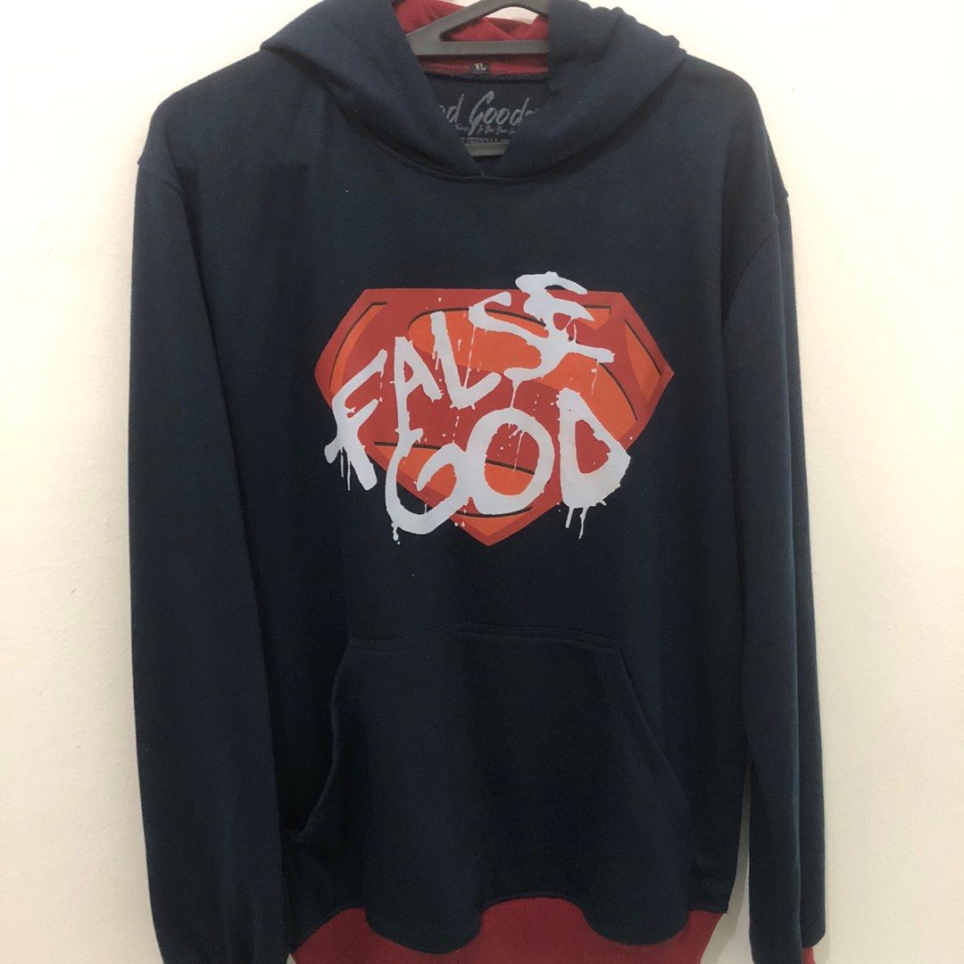 Hoodie Superman Preloved, Fesyen Pria, Pakaian , Baju Luaran di Carousell