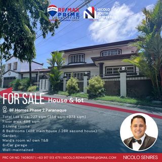 House & Lot For Sale in BF Homes Phase 2 Paranaque