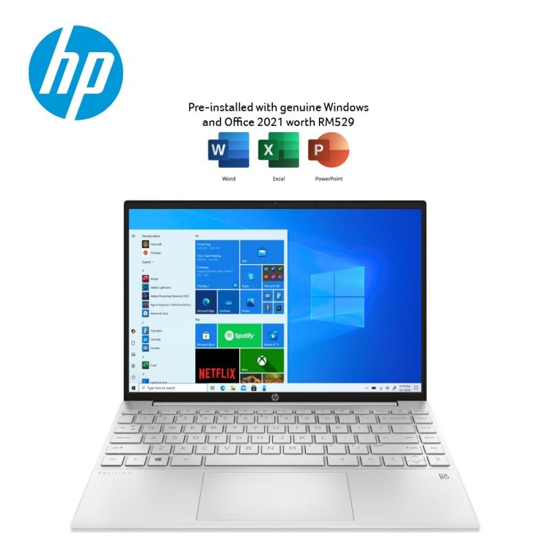 HP Pavilion Aero 13Be2024AU/2025AU/2026AU/2027AU Laptop (Ceramic White