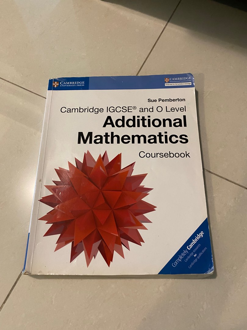 Igcse additional maths coursebook hobbies toys books magazines