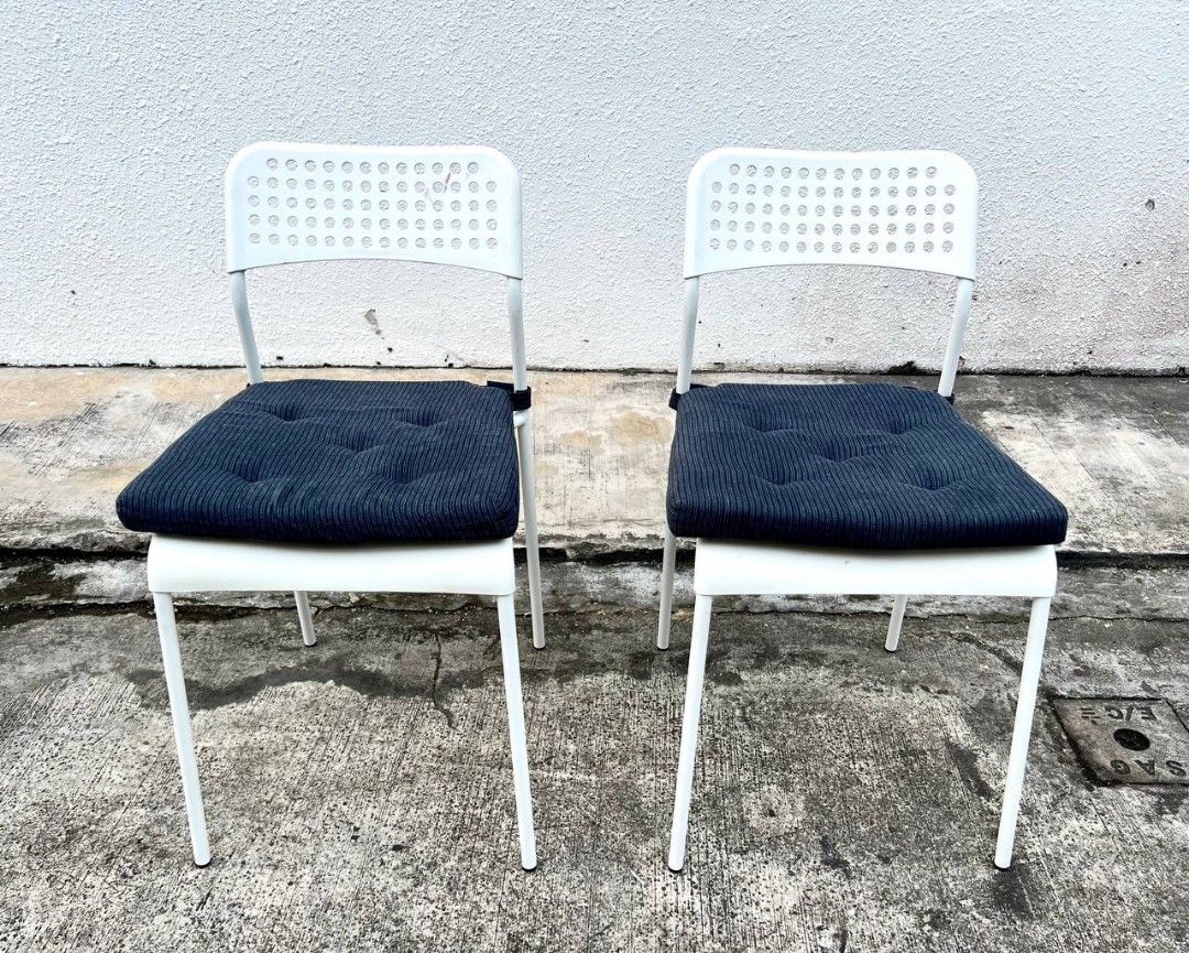 IKEA ADDE Chair With IKEA JUSTINA Chair Pad Furniture Home