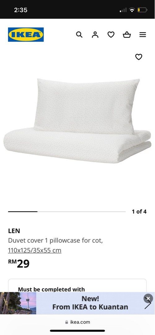 Ikea cheap len duvet
