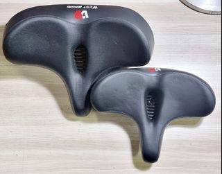 <In Stock> Ebike XL XXXL Butterfly Seat Saddle 2 Spring Wide Rear Cushion E Bike PAB Escooter PMA Blue Tag Orange Tag