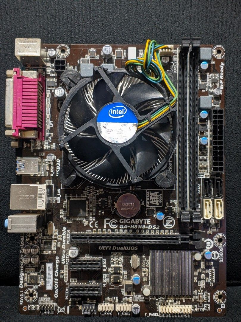 Intel i5 4460 Processor + H81M DS2 Motherboard Bundle LGA 1150 (4th