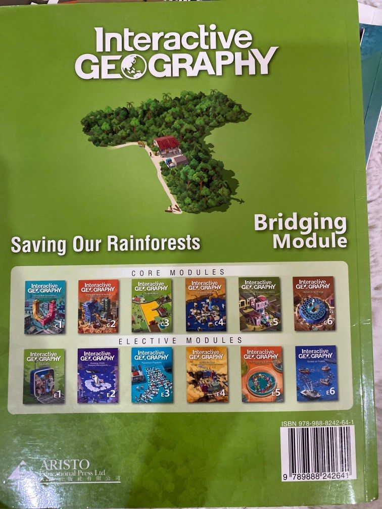 Geography Module Interactive Geography Saving Our Rainforest Bridging Module, 興趣及遊戲, 書本 ...
