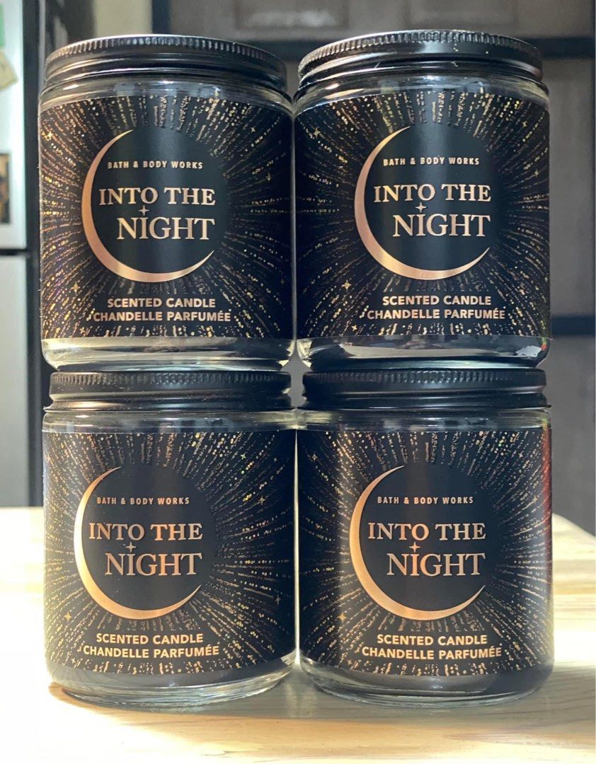 Into the night single wick candles on Carousell