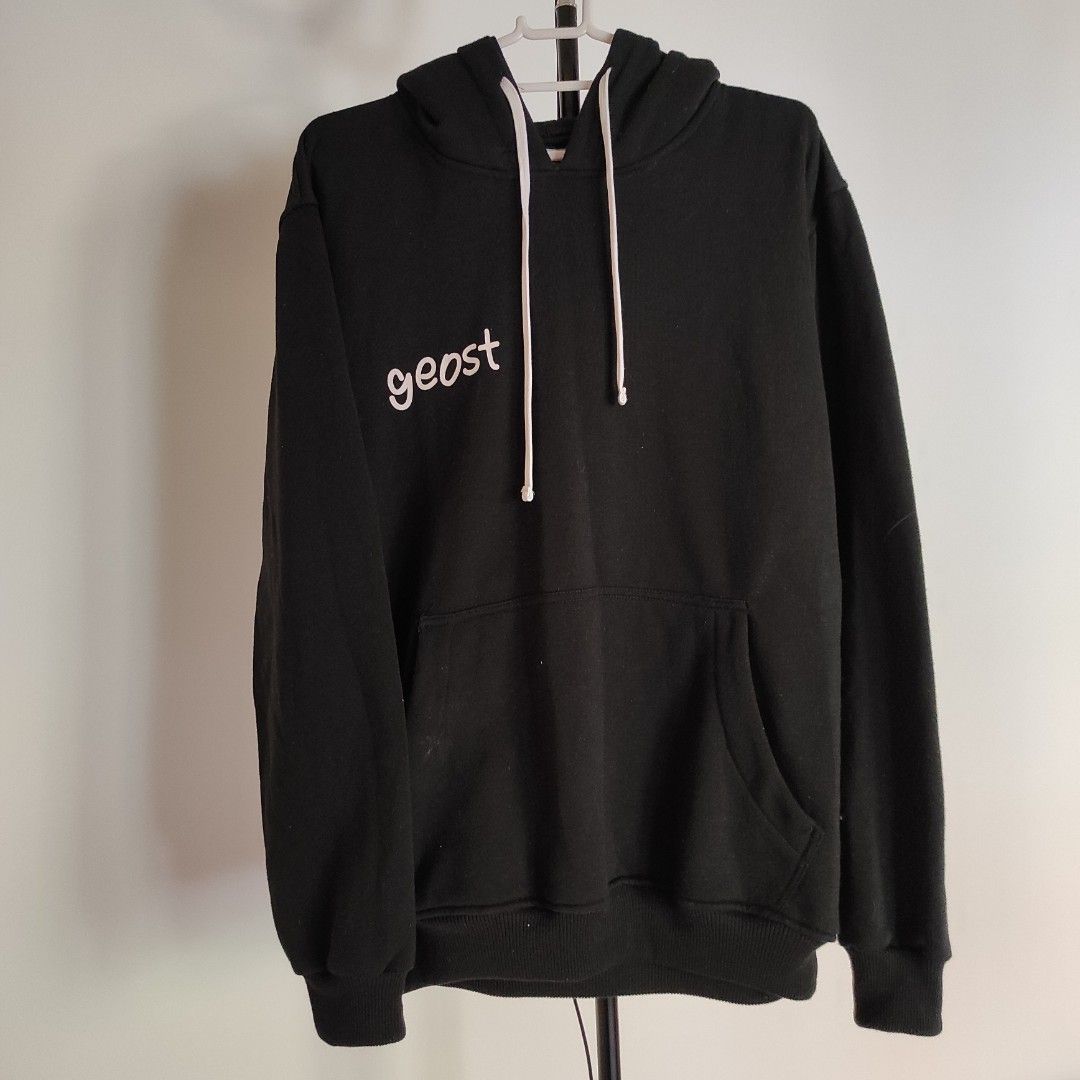 Jaket Hoodie Jumper Hitam Unisex Pria Wanita Fesyen Wanita