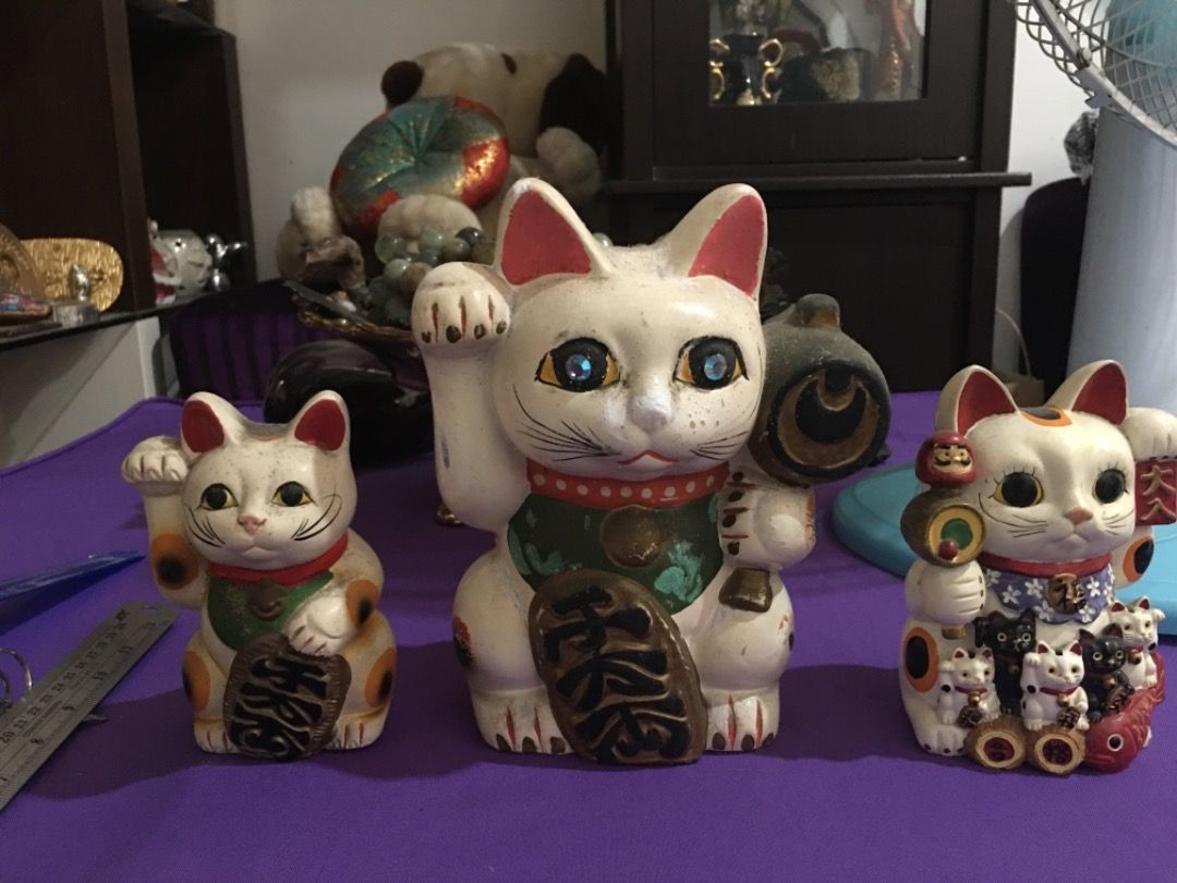 Japan vintage lucky cat on Carousell