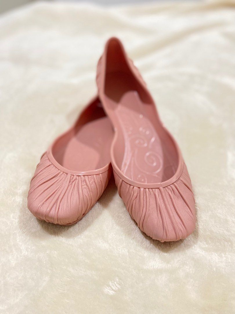 Peach ballerina shoes hot sale