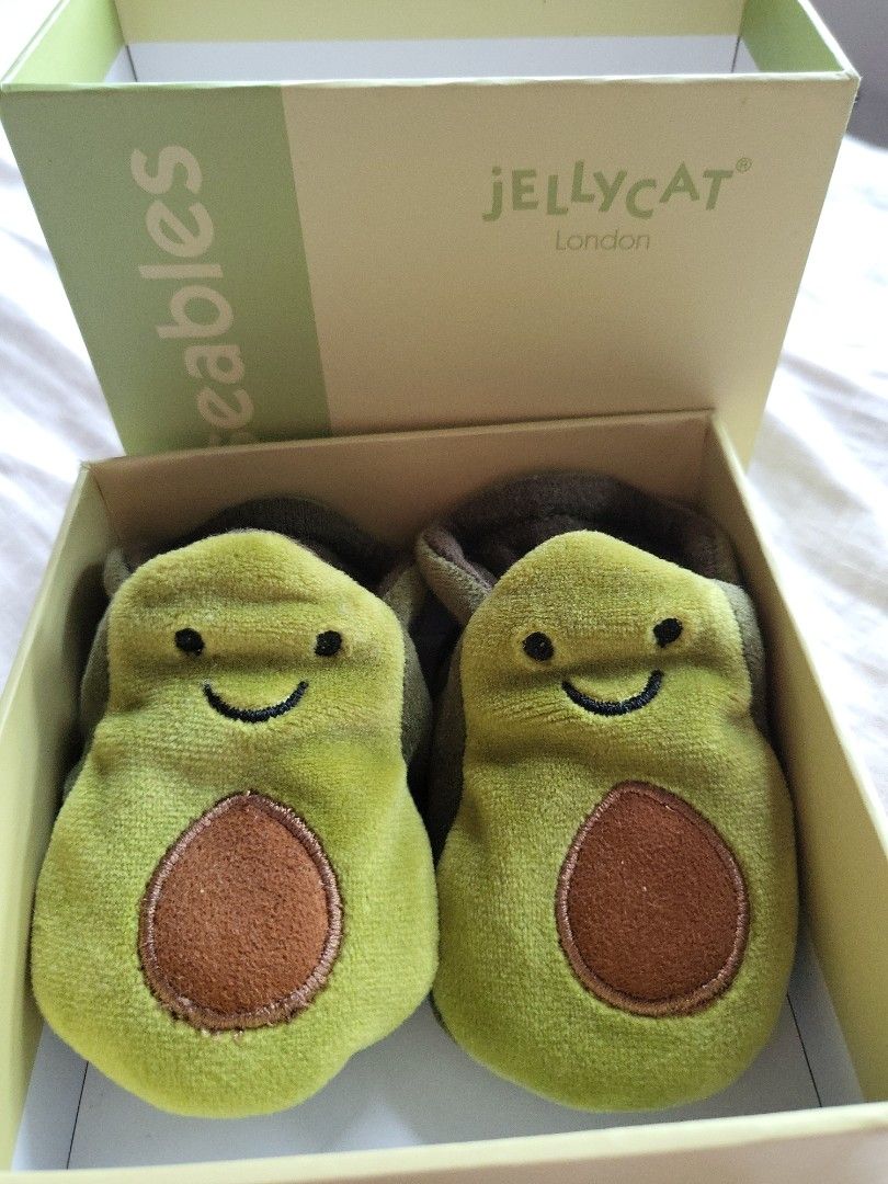 Jellycat Amuseable Avocado Booties baby shoes socks Babies